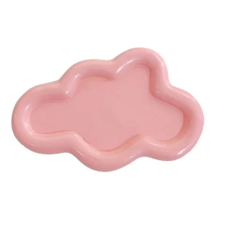 Luxury Background Props Flower Jewelry Dish Resin Creative Jewelry Tray Holder Durable Ins Necklace Display Tray Craft Show