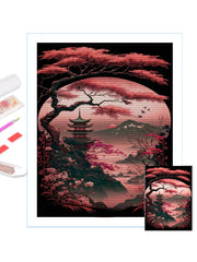Stunning Scenery Personality DIY Full Drill Diamond Decorative Painting