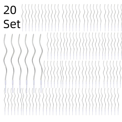 6pcs Birthday Candles Spiral Cake Candles  Long Thin Cake Candles For Wedding Party And Cake Decoration