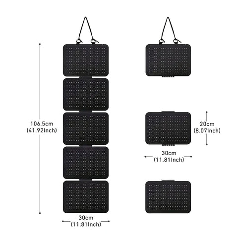 Hanging Enamel Lapel Pin Display Panels Felt Badge Button Brooch Storage Holder Jewelry Necklace Display Stand Earring Organizer