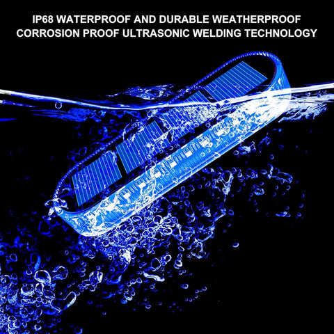 Solar Deck Light Outdoor Solar lighting Stair Lamp Waterproof IP68 30 LEDs For Railing Fence Yard Lamp Exterior Decorative