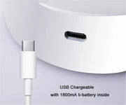 Magnetic Base USB Rechargeable LED Cordless Wall Light with Touch Switch Black White Magnet Dimmable Bedside Lamp for Reading