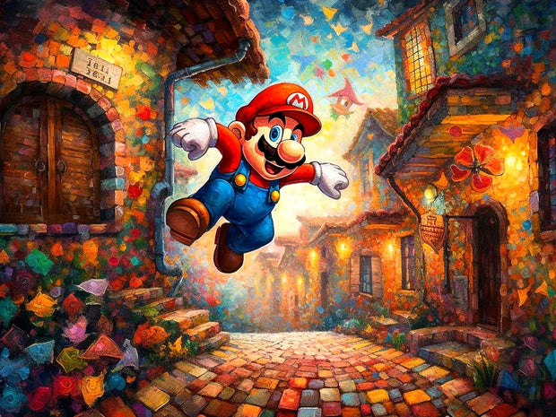 Japanese Anime 5d Diamond Painting Kit M-Marios Bowser Embroidery Jewelry Handmade DIY Mosaic Home Decoration Children's Gift