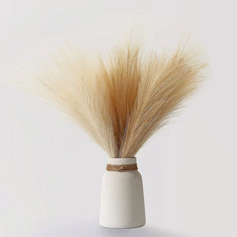 10/20Pcs Artificial Pampas Grass Bouquet for Home Bedroom Room Wedding Party Decoration Fake Plant Simulation Dried Flower Reed