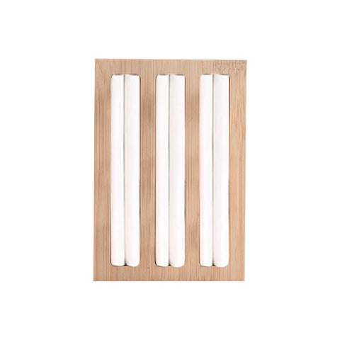 1pc, bamboo ring storage tray, used for jewelry, earrings, ring storage and arrangement
