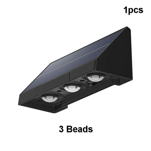 Solar Wall Light Outdoor Porch Lights Illumination Waterproof LED Lamp Bulb Automatic Lighting at Night for Garden Yard Balcony