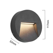 Outdoor LED Surface Mounted Light Waterproof Universal Wall Lamp for Garage Basement Channel Ramp Passage Entrance Step 12V 220V