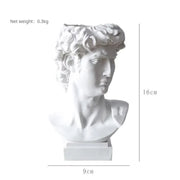 Ins Nordic David Vase Hydroponic Vase Ornaments Flower Pot Makeup Brush Storage Bucket Photo Props Vintage Home Decoration