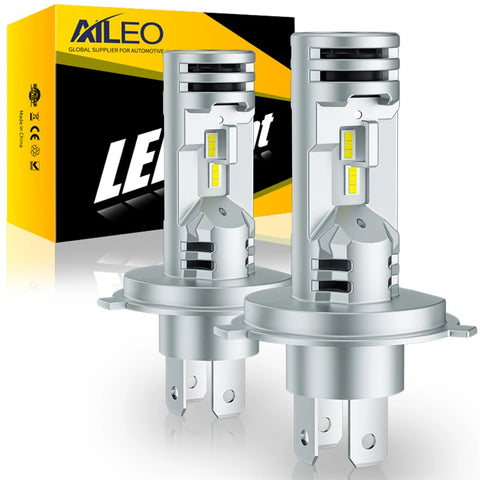 AILEO 2x H4 Led Lights High Quality 30000Lm 250W High Low Beam For Car CSP Headlight Bulb 6500K White Automobile Lamp Plug&Play