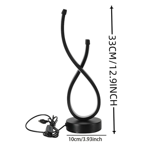 Modern LED Desk Lamp with USB Power, Adjustable Lighting, and Button Control